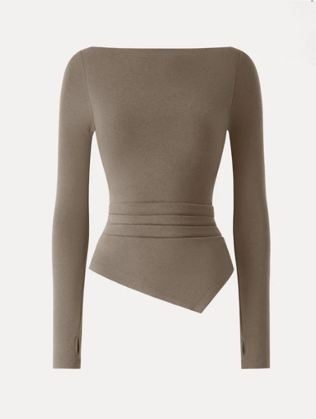 Chic Irregular Stretch Sweater
