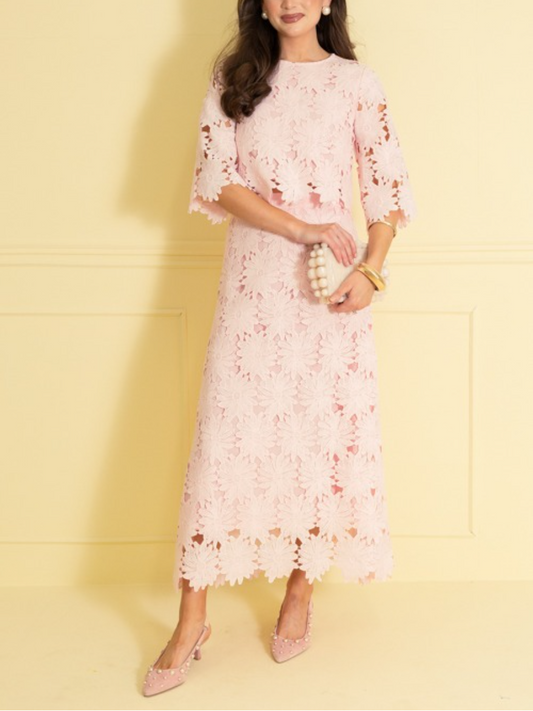 Gorgeous Lace Set Dress