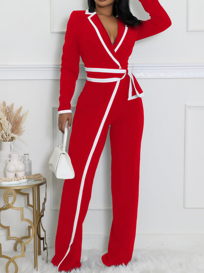 Classy Long-sleeve Jumpsuit