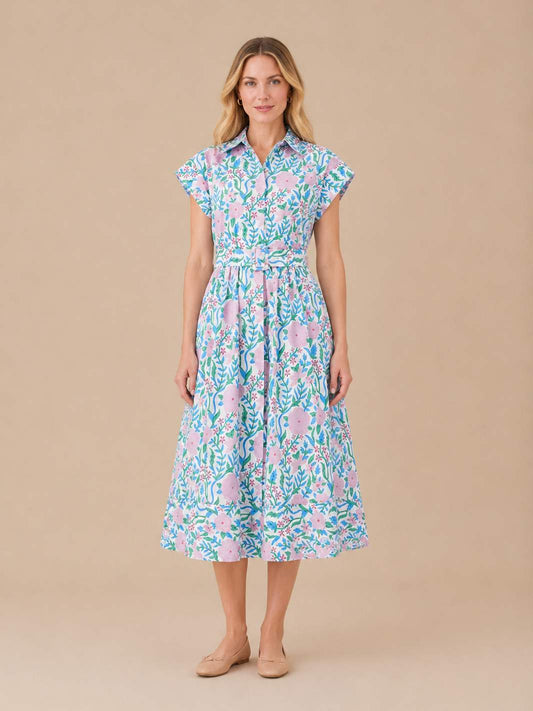 Casual Midi Dress Floral