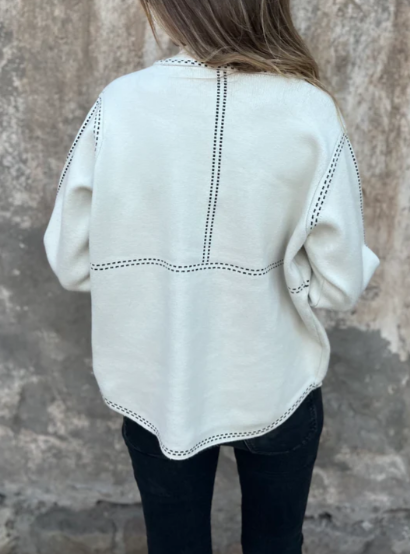Classic Knit Bomber Cardigan Jacket