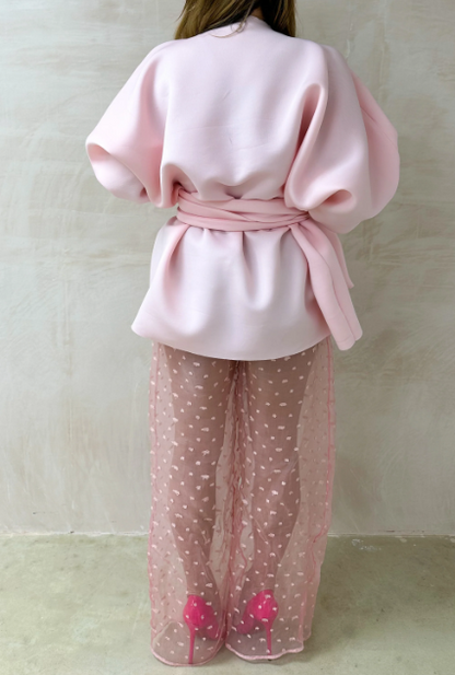 Adorable Puff Sleeve Stylish Dress