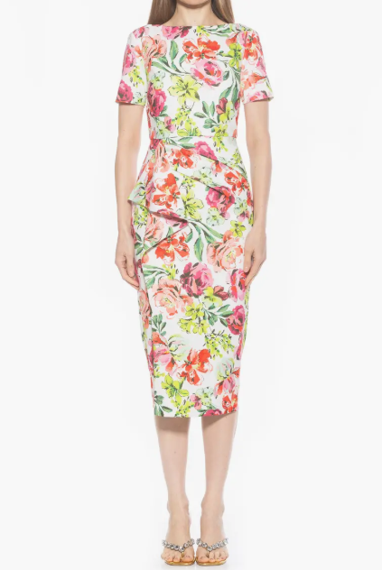 The Elegant Floral Dress