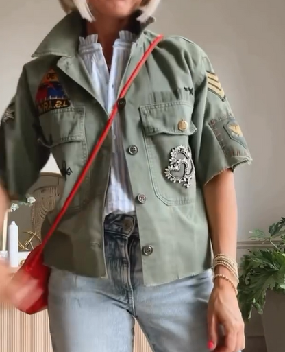 Fab Unique Short Sleeve Jacket