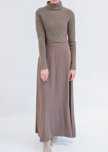 Knit Patchwork Elegant Dress