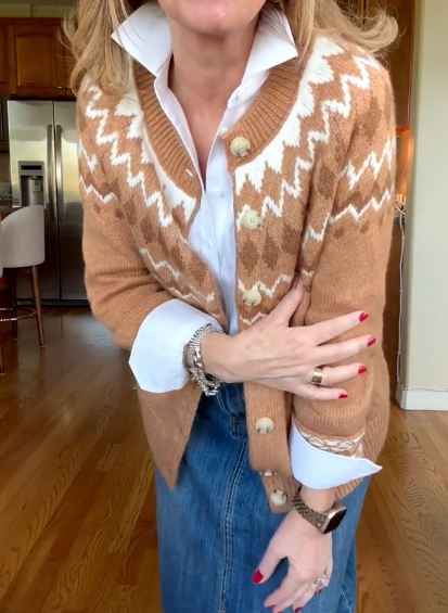 Casual Comfy Camel Cardigan