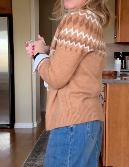 Casual Comfy Camel Cardigan