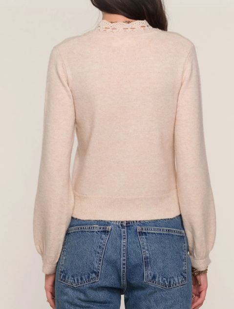 Blouson Sleeves Cardigan