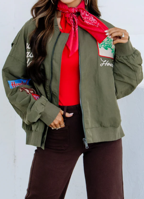 Western Style Bomber Jacket