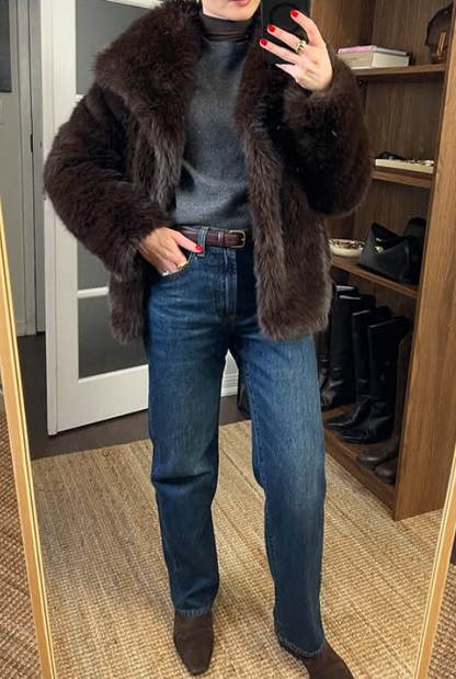 Chic Laps Faux Fur Coat