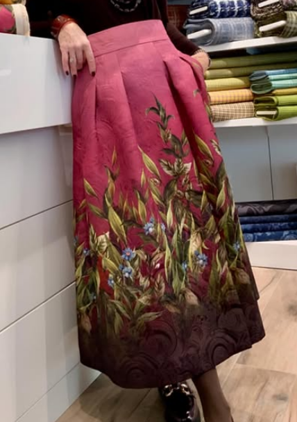 Jacquard AW25 Floral Skirt