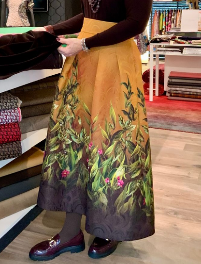 Jacquard AW25 Floral Skirt