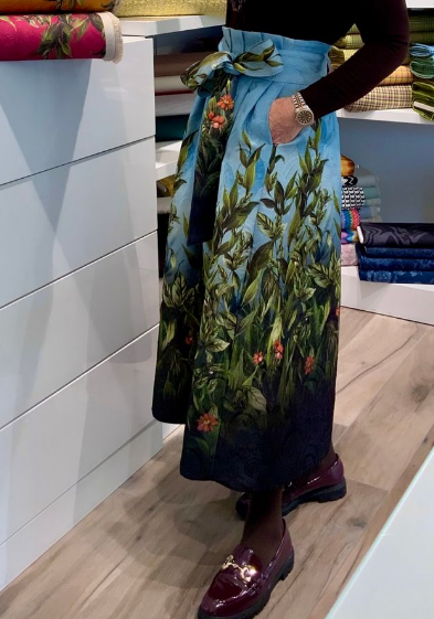 Jacquard AW25 Floral Skirt