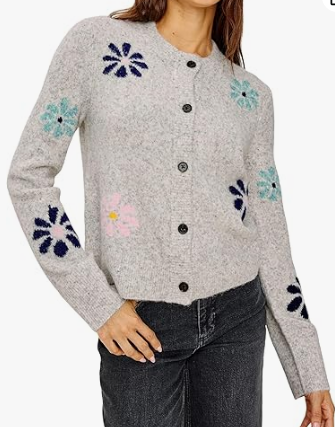 Adorable Floral Cardigan