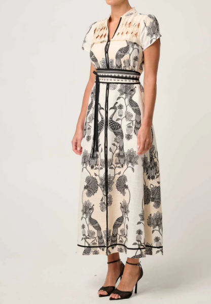 Divine Printed Midi Dress