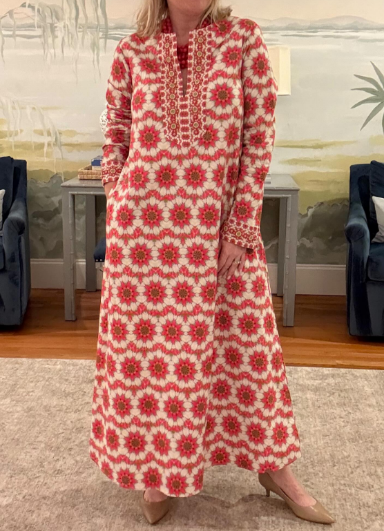 Floral Holiday Caftan