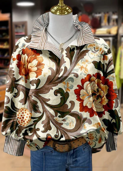 Adorable Ruffle Holiday Blouse