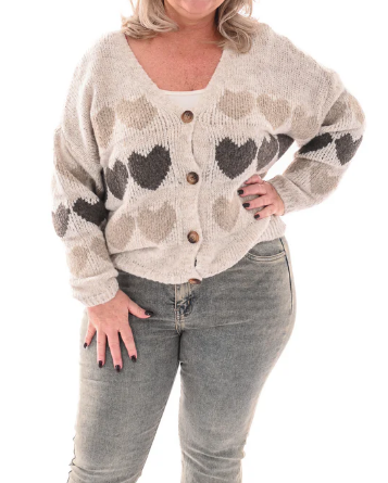 Adorable Sweet Heart Cardigan