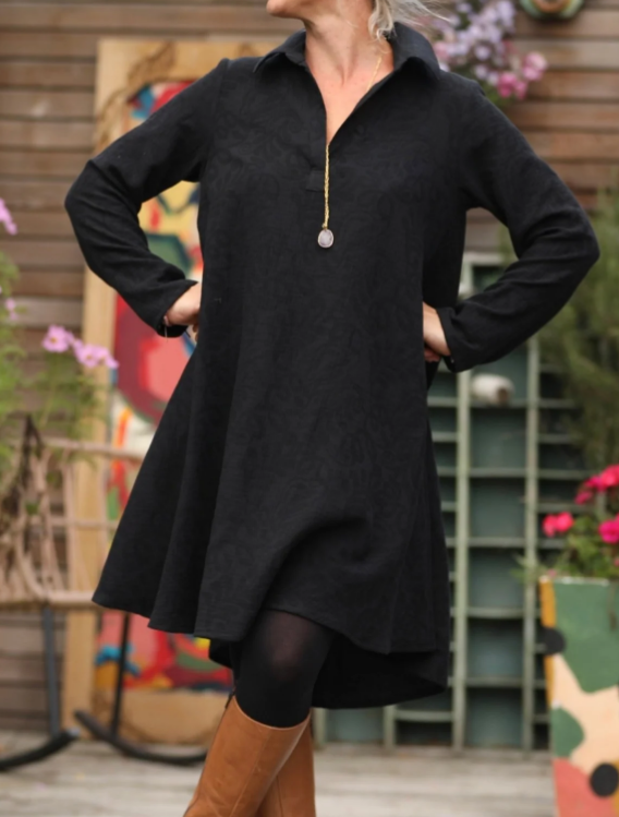 Classic Midi Dress With Pockets