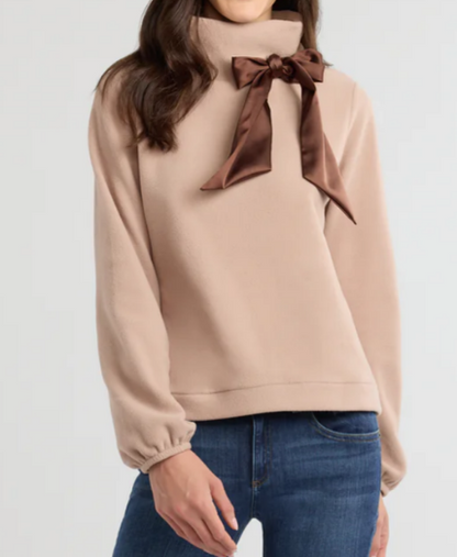 Elegant Adjustable Bow Blouse