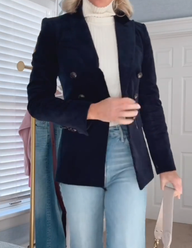 Chic Corduroy Blazer