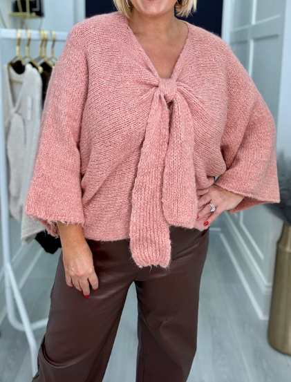 Adorable Bow Knit Jumper