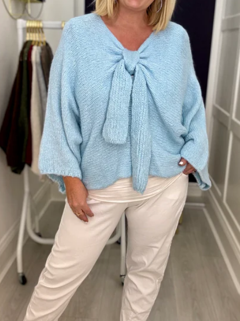 Adorable Bow Knit Jumper