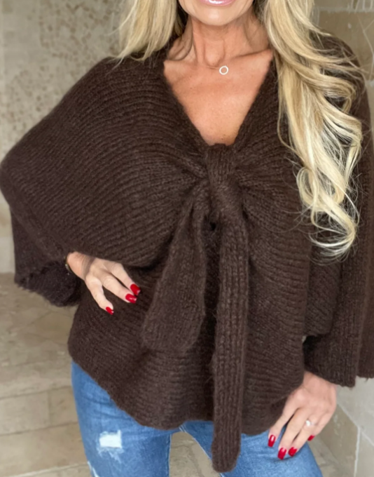 Adorable Bow Knit Jumper