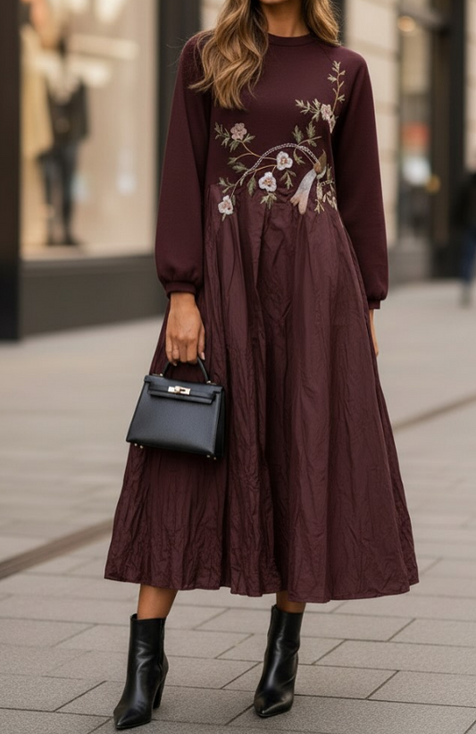 Elegant Embroidered Dress