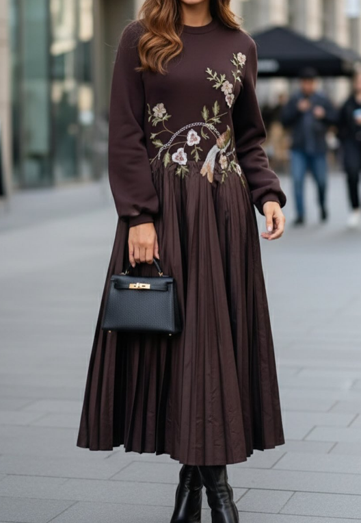 Elegant Embroidered Dress