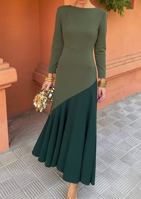 Demure Flattering Dress