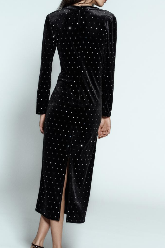 Dazzle Elegant Velvet Dress