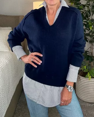 Chic Layered Sweater