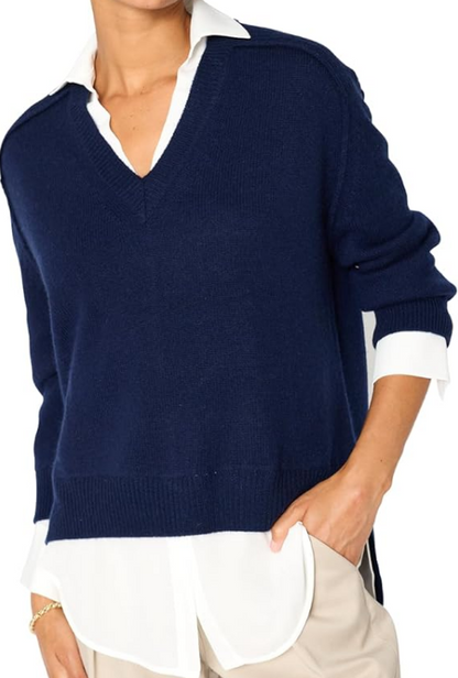 Chic Layered Sweater