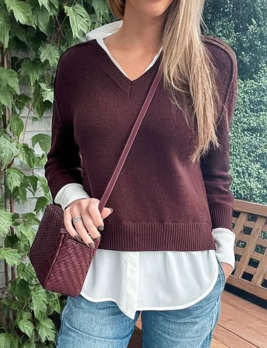 Chic Layered Sweater