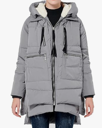 Casual Puffer Jacket With Zip