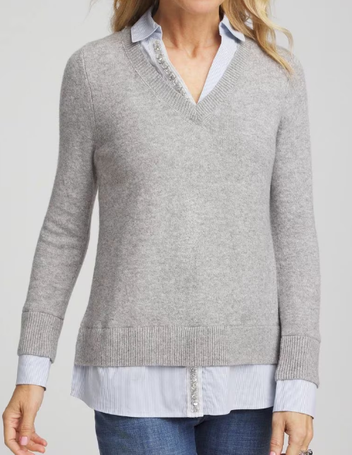 Layed Shirt Sweater