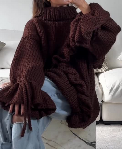 Ruffle Romper Sweater