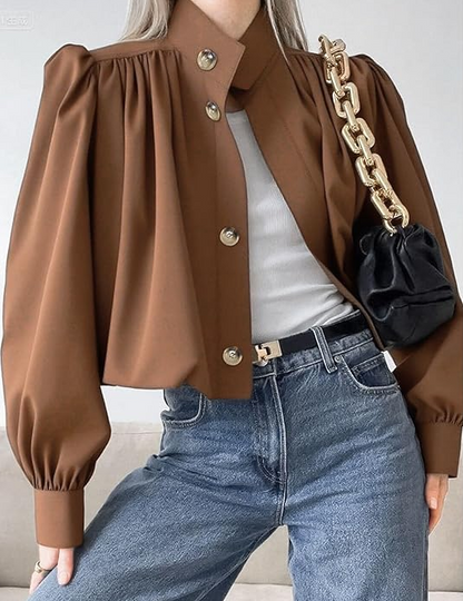 Shirching Short Tench Coat