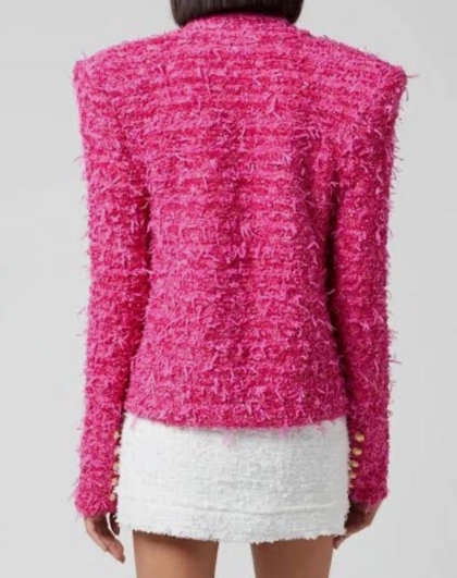 Double-breasted Tweed Jacket