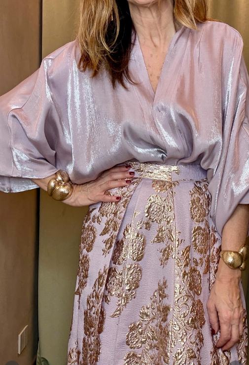 Demure Dazzle Gown