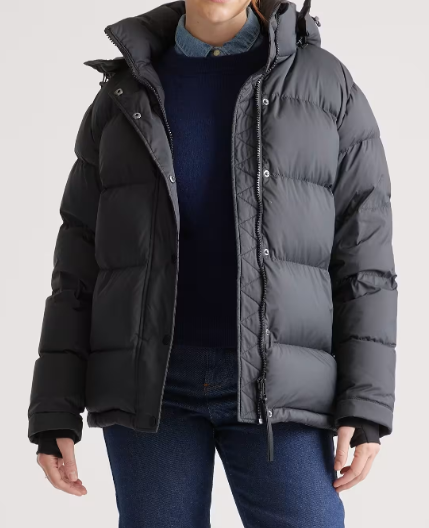 Warm Medium Length Puffer Jacket
