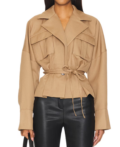 Detachable Waist Tie Jacket