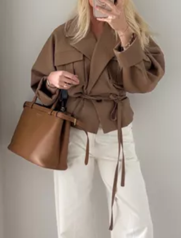 Detachable Waist Tie Jacket