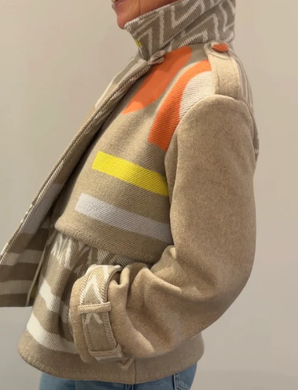 Chic Cropped Short Trench Coat