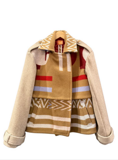 Chic Cropped Short Trench Coat