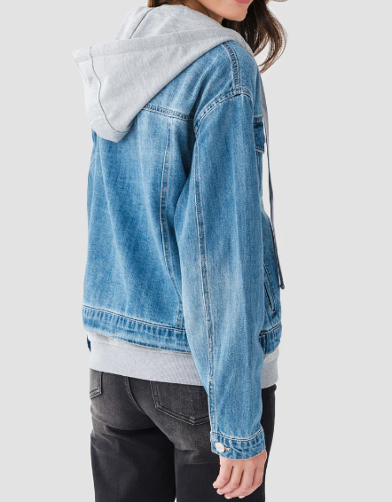 Casual Hooded Denim Jacket