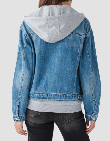 Casual Hooded Denim Jacket