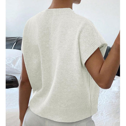 Flower Knit Sweater T-shirt