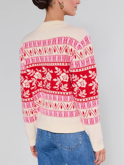 Rosalind Floral Knit Sweater